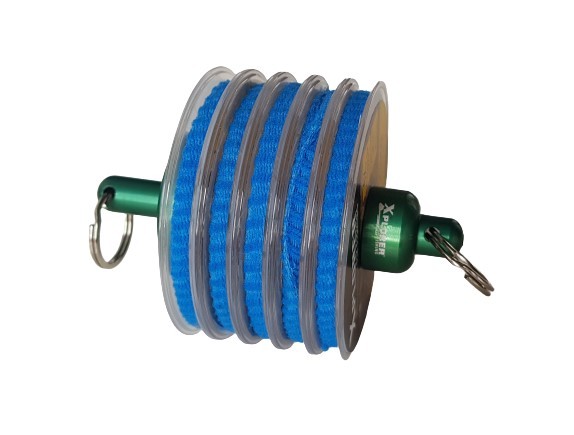 XPLORER ALUMINUM TIPPET SPOOL HOLDERS GREEN Emerger Fly